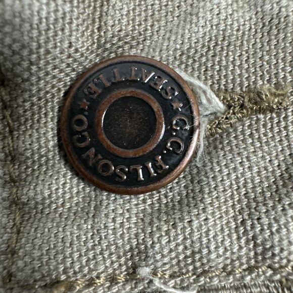 Vintage Genuine Filson Field Work Canvas Pants Women's 16 Olive Cotton Outdoors - Picture 6 of 13